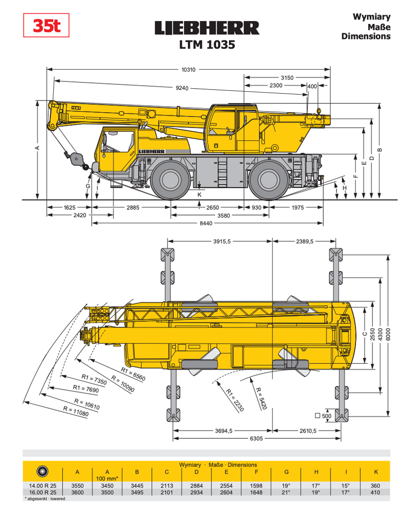 liebherr ltm 1035 dimensions