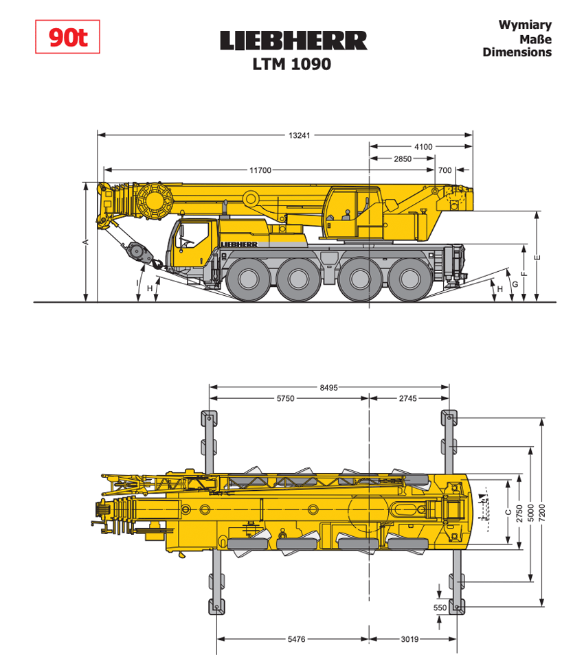 liebherr ltm 1090 dimensions