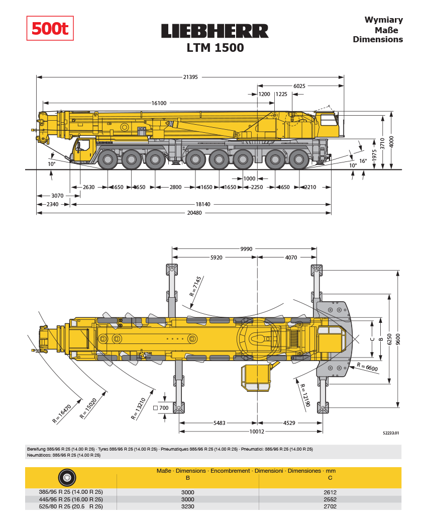 liebherr ltm 1500 dimensions