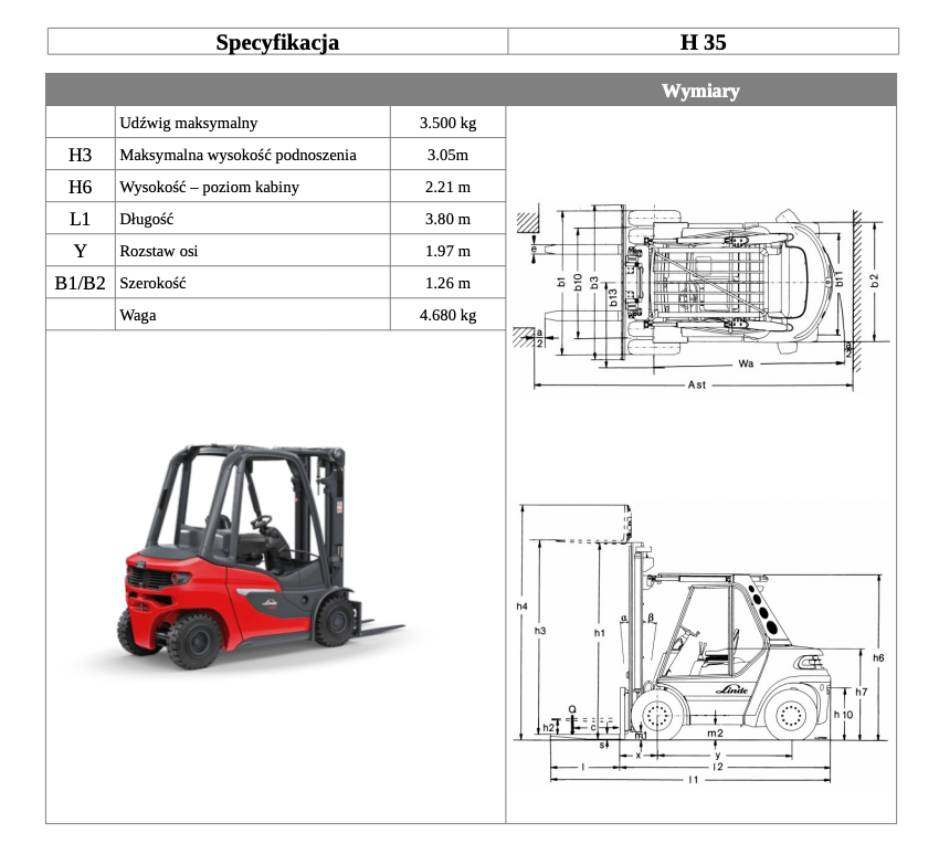 linde h35 table